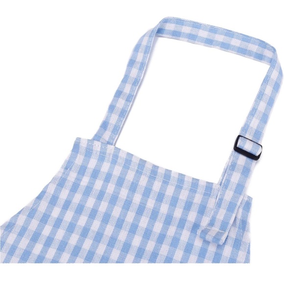 Children's Artists Aprons Pure Cotton Gingham - Size L (6-12yrs) - NWOT - Picture 6 of 9